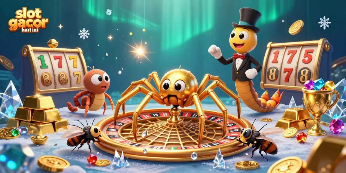 Engage with slot gacor hari ini as the golden spider spins a roulette web, enriching your gambling experience!