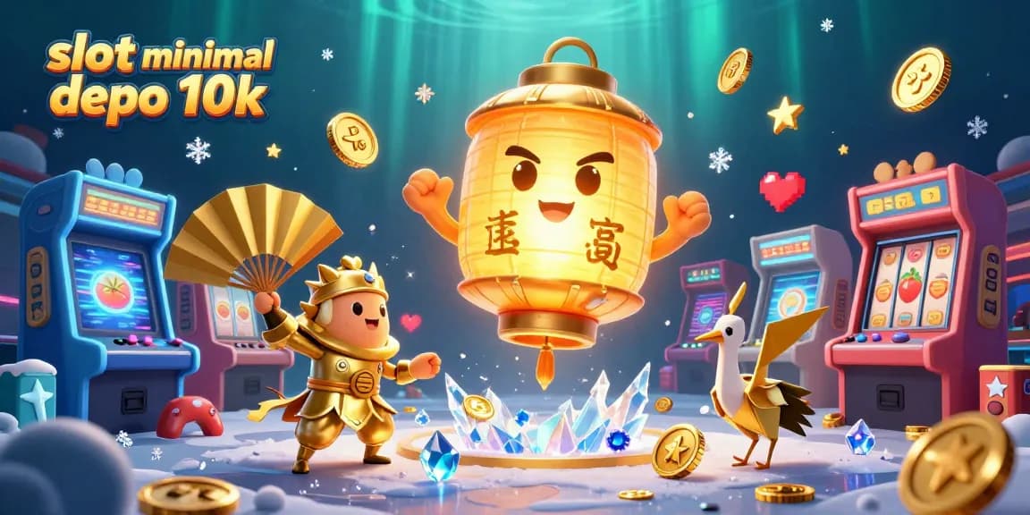 Menangkan permainan slot minimal depo 10k dan dapatkan simbol keberuntungan serta jackpot besar di kasino online.