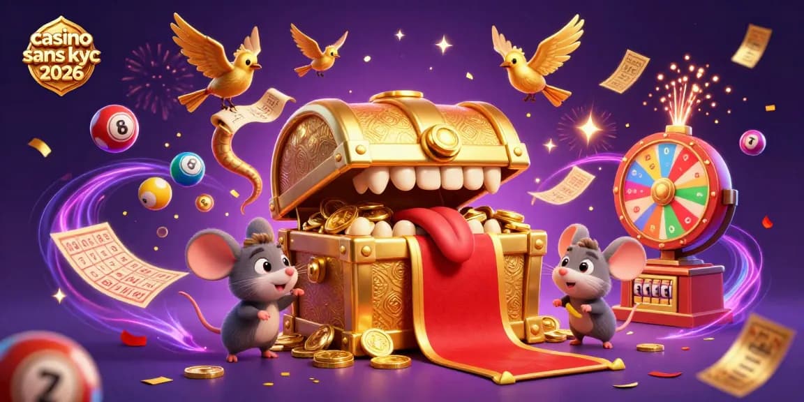 Casino sans KYC 2026 : attirer les joueurs avec des jeux d'argent sans vérification d'identité.