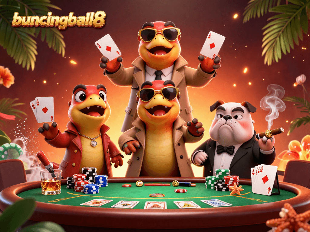 bouncingball8 ক্যাসিনোতে জয়লাভের উদ্দেশ্যে তাড়াহুড়ো করা রেপটরদের সঙ্গে একটি বিরক্ত বাউন্সার, আকর্ষণীয় দৃশ্য।