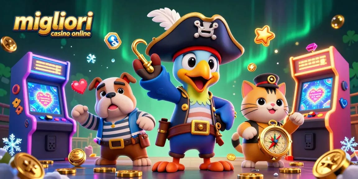 Partecipa a emozionanti avventure nei migliori casino online con elementi e personaggi 3D vivaci.