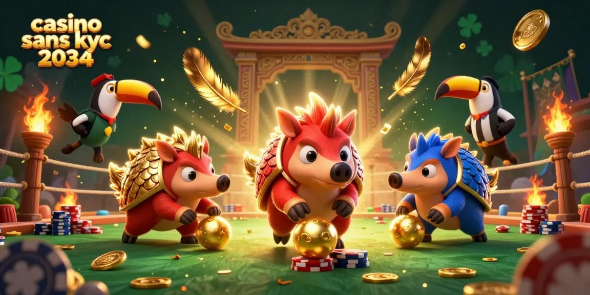 Casino sans KYC 2034 : rivalité entre pangolins dans un combat dynamique de jetons