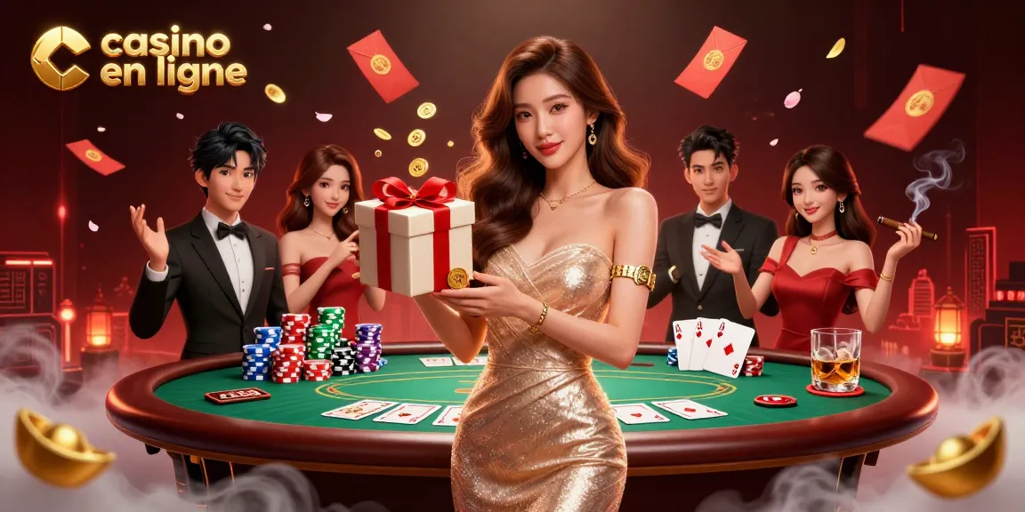 Plongez dans des scènes captivantes de casino en ligne mettant en vedette des personnages vibrants et des éléments de jeu dynamiques.