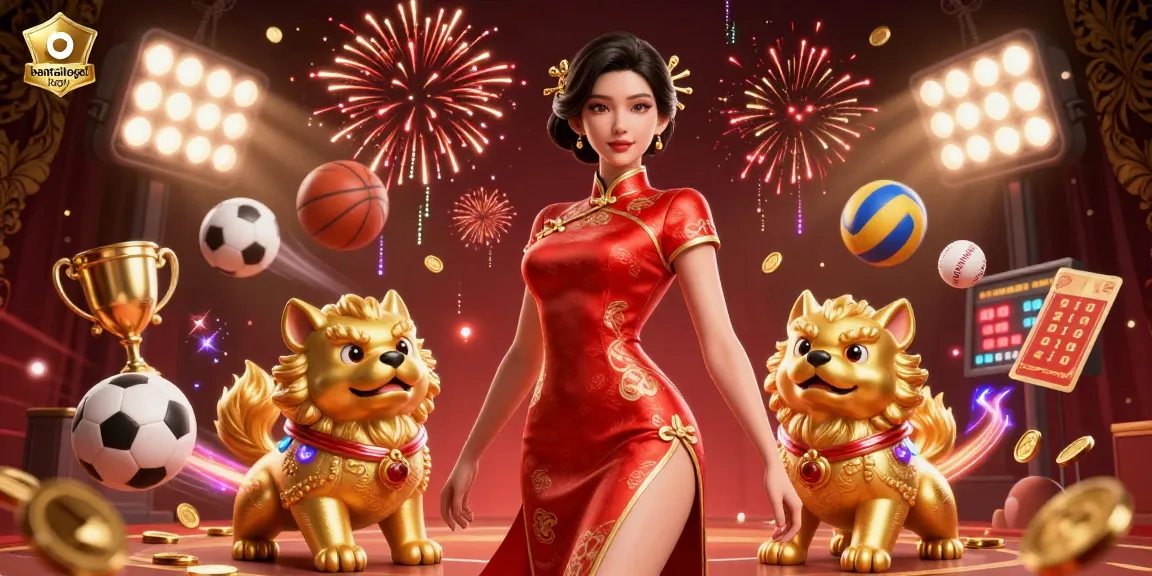 Experience the thrilling gameplay at bantaitogel login, showcasing vibrant Asian-themed gaming elements.