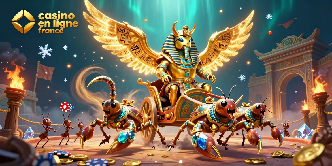 Jouez à casino en ligne France avec des personnages de dessin animé 3D au chariot d'or.