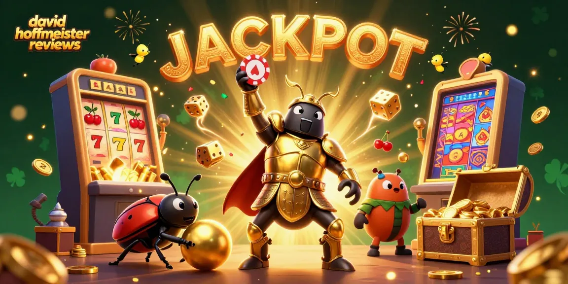 Experience thrilling david hoffmeister reviews as a 3D cartoon scene with gambling visuals and jackpot excitement.