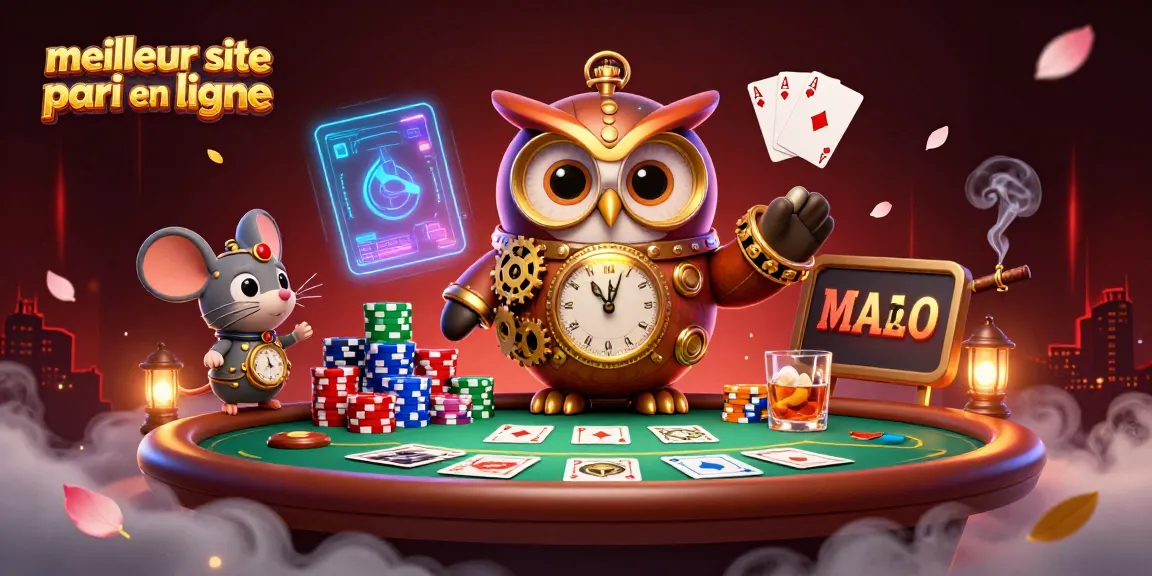 Pariez sur le meilleur site de paris en ligne avec des éléments de casino captivants et des personnages dynamiques.