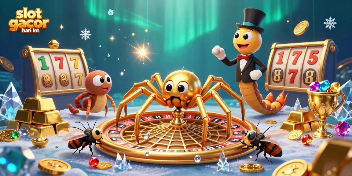 Engage with slot gacor hari ini as the golden spider spins a roulette web, enriching your gambling experience!