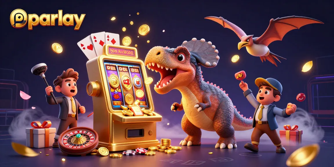 Engage with parlay bets in a vibrant casino scene filled with dynamic characters and golden winnings.