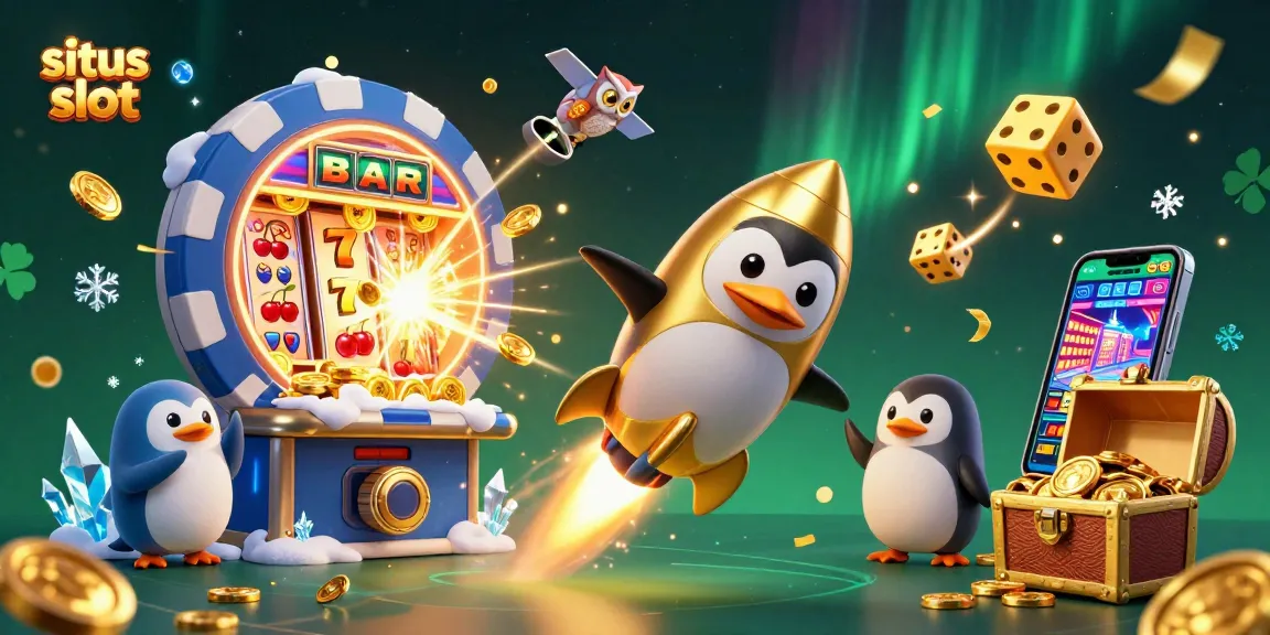 Menggali keseruan di situs slot dengan jackpot mesin slot berkilau dan pemandangan kasino yang memukau.
