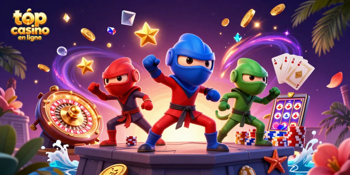 Découvrez les jeux éblouissants au top casino en ligne avec des chameaux ninja en action