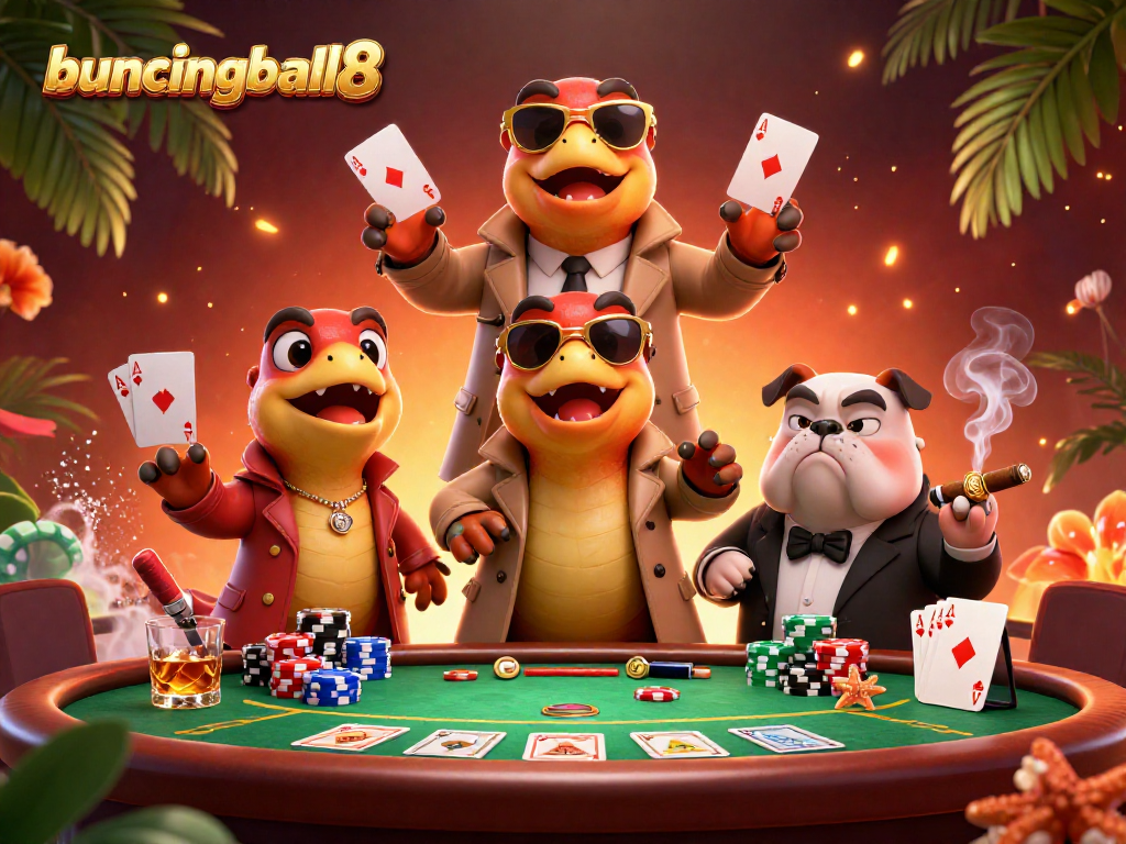 bouncingball8 ক্যাসিনোতে জয়লাভের উদ্দেশ্যে তাড়াহুড়ো করা রেপটরদের সঙ্গে একটি বিরক্ত বাউন্সার, আকর্ষণীয় দৃশ্য।