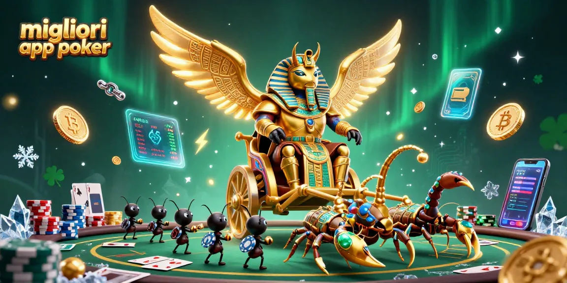 Gioca con le migliori app poker e scopri i tavoli interattivi con dettagli su uno sfondo vivace.