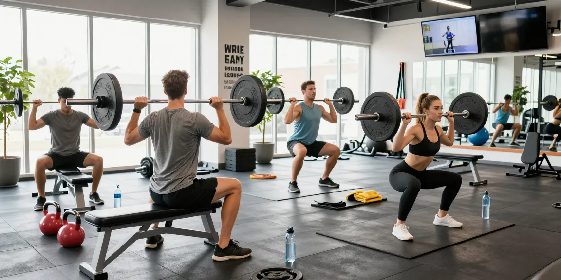 Beligas Shop showcasing an engaging gym environment with fitness enthusiasts training and using quality equipment.