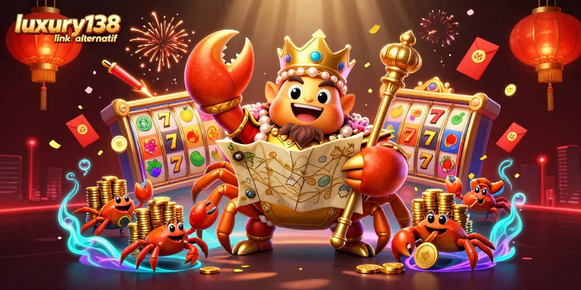 Experience the thrill of gambling with luxury138 link alternatif in this vibrant 3D casino scene.