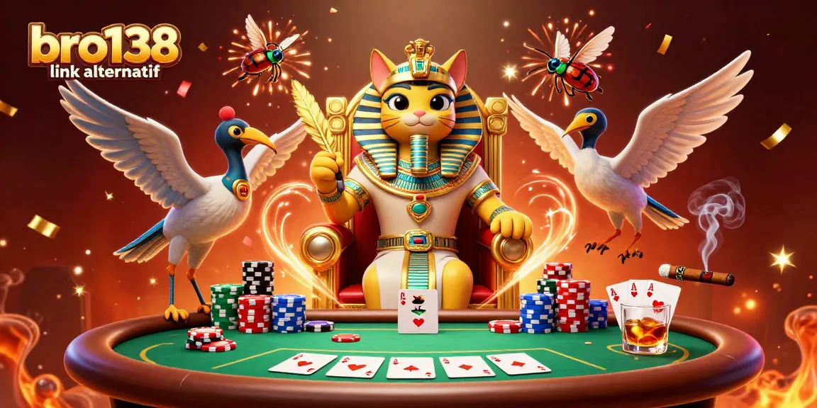 Play exciting games with bro138 link alternatif at this vibrant casino scene full of action!