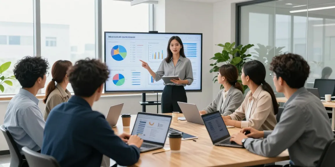 Team collaboration in a modern office workspace focused on wps下载 capabilities and productivity tools.
