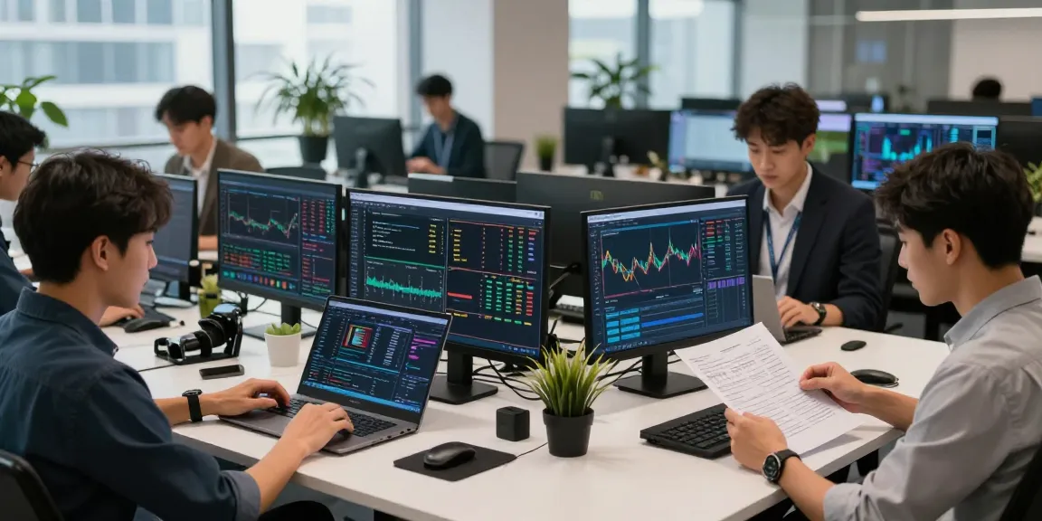 Cricbet99 collaborative cryptocurrency trading workspace with modern technology and DeFi dashboards in use.