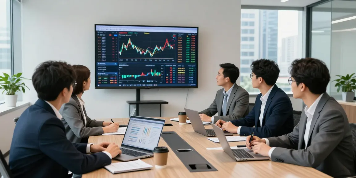 Third Eye Capital team collaborating in modern office space with financial insights and strategies.
