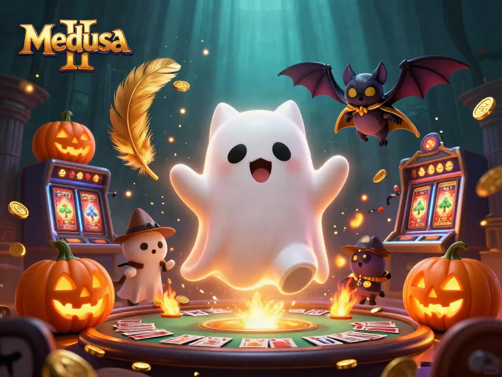 เล่นเกม Medusa II ในคาสิโนออนไลน์กับแมวผีและค้างคาว