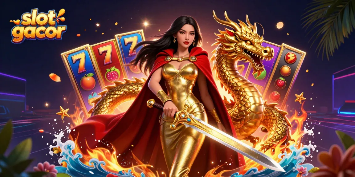 Experience the thrill of slot gacor gameplay with vibrant visuals and dynamic scene.