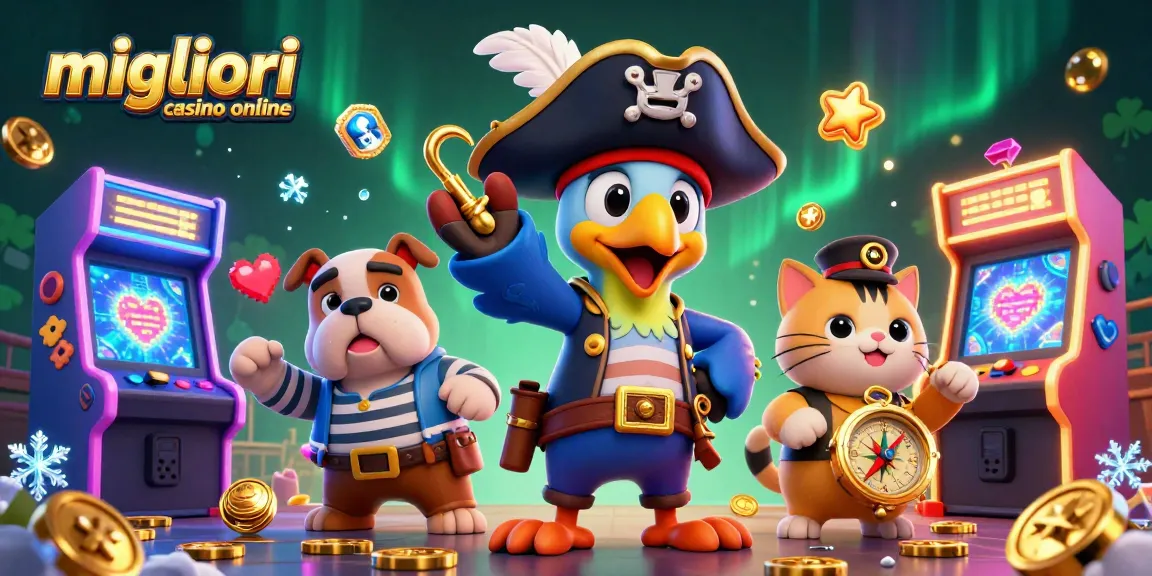Partecipa a emozionanti avventure nei migliori casino online con elementi e personaggi 3D vivaci.