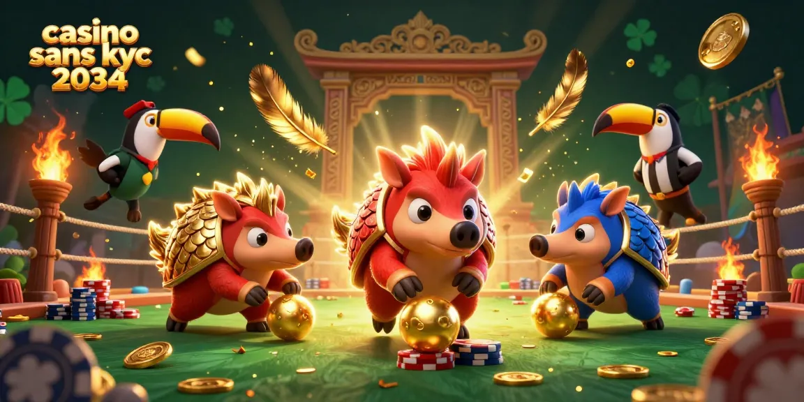 Casino sans KYC 2034 : rivalité entre pangolins dans un combat dynamique de jetons