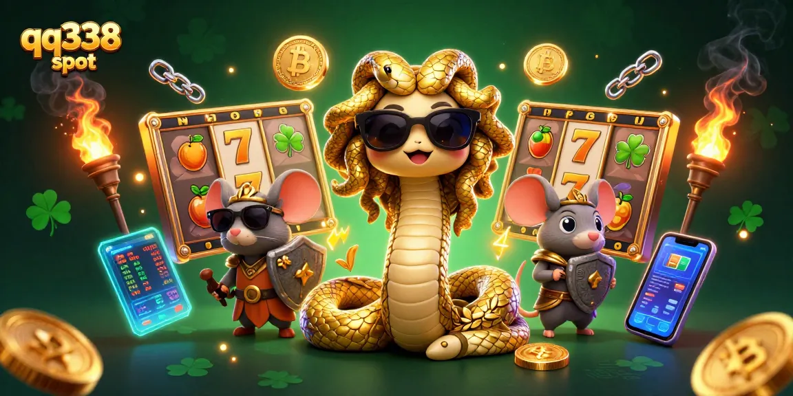 Engage with exciting games at qq338 slot featuring vivid 3D characters amidst dynamic casino elements.