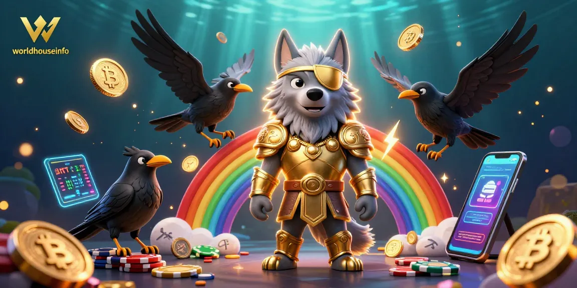 Engage in immersive gambling adventures at worldhouseinfo with Odin and ravens amid casino riches.