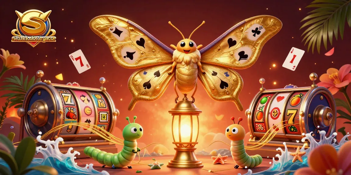 Experience the excitement of situstotoslottergacor with vibrant slot reels and lucky symbols in a rich casino scene.