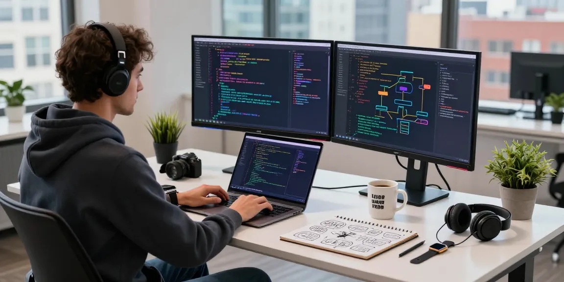 OpenClaw skill showcased in a modern software development workspace with coding setup, dual monitors, and motivational elements.