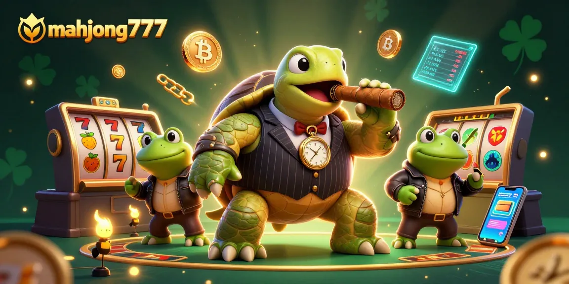 Engage with mahjong777 in an ultra-detailed casino scene featuring vivid characters, vibrant elements, and dynamic action.