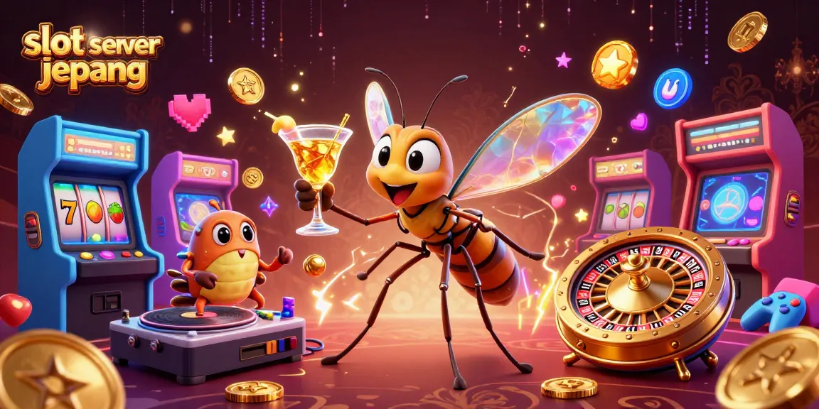 Experience thrilling gameplay with slot server jepang featuring lively characters and casino elements.